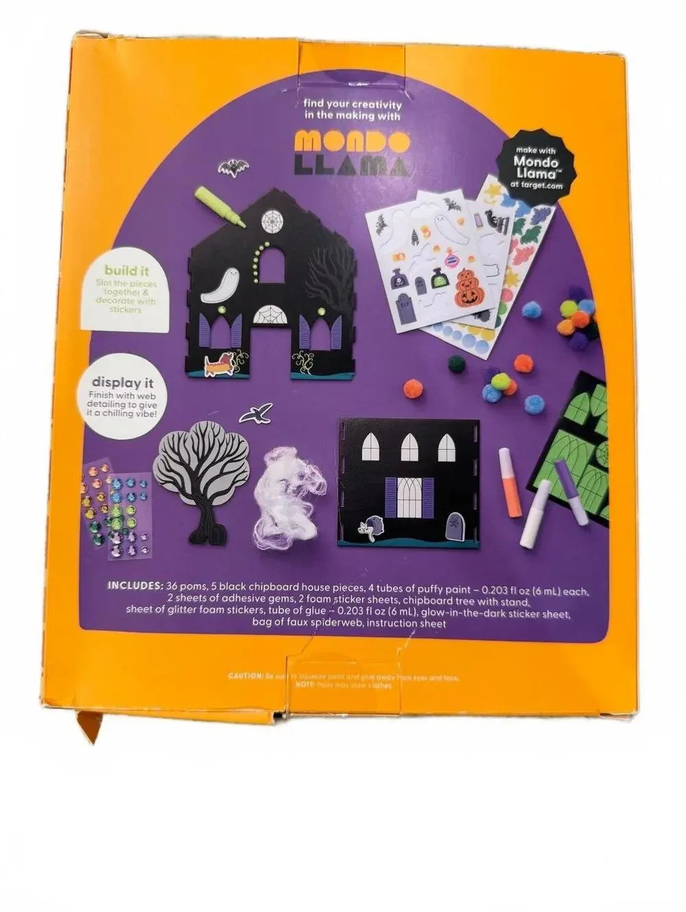 NEW! Mondo Llama Create-Your-Own Haunted House Kit